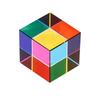 Scientific Magic Prism Cube 40mm Hexahedral Crystal Magic CMY Cube 3D Color Cube Photography Prism Office Desk Ornament Toys