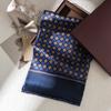Mulberry silk silk scarf British style pattern men's business scarf Fashion commuter versatile scarf