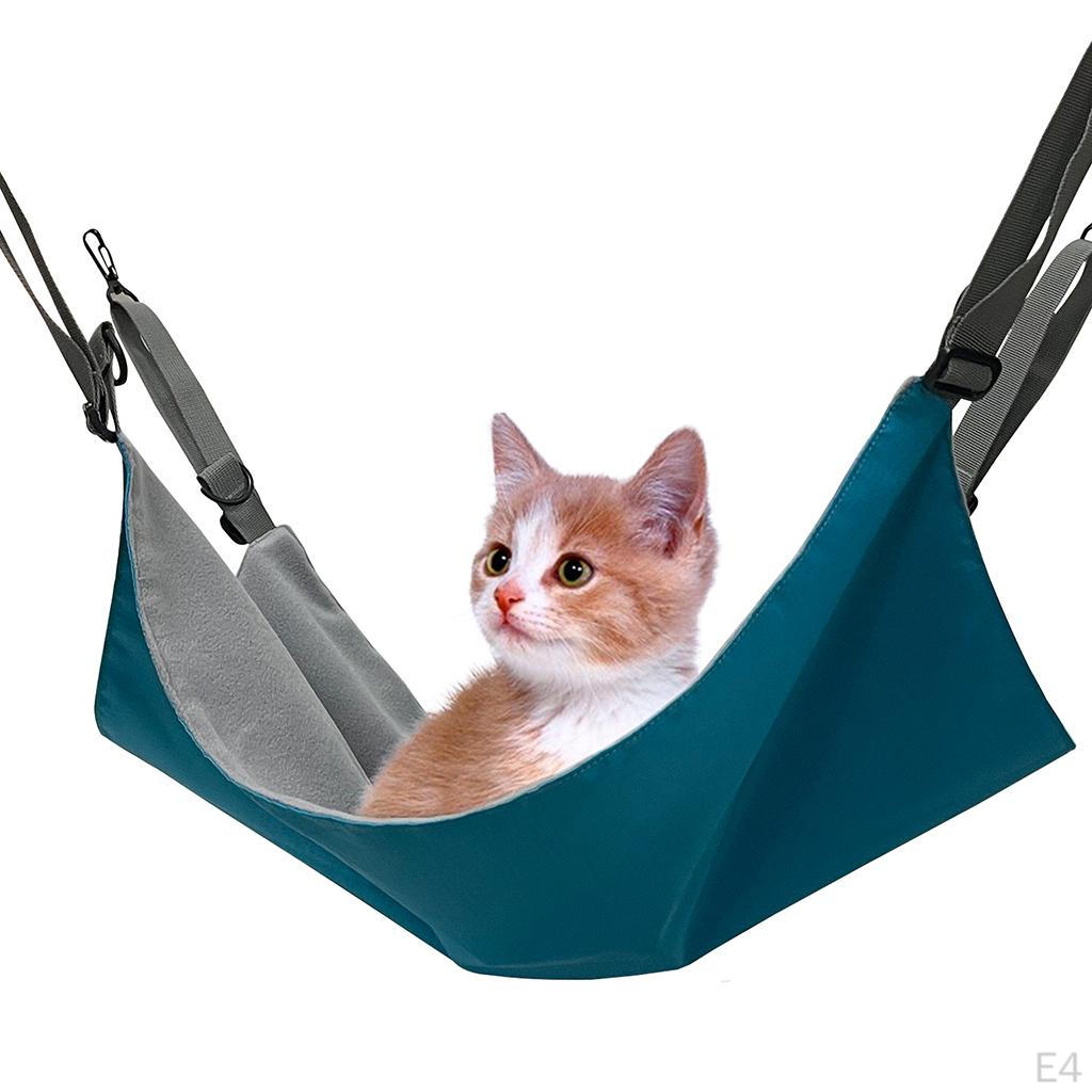 Cat Hammock Bed Holds Up To 20lbs with Adjustable Straps Heavy Duty Ferret