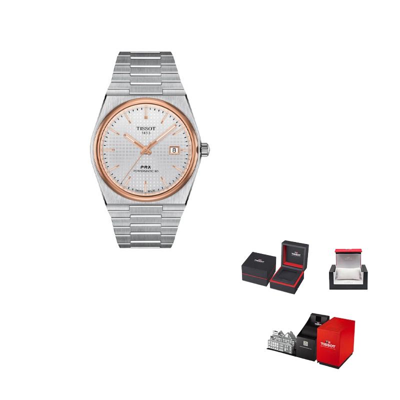 TISSOT Men s PRX Watch T137.407.21.031.00 Silver Dial