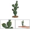 Modelos de Cactos Artificiais de Plástico DIY Micro Paisagem Miniatura Árvore Frutífera Cena Modelo Decoração de Mesa de Areia Fazenda de Simulação