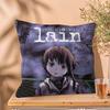 serial experiments lain  Pillow Gift Home Office Decoration Bedroom Sofa Car Cushion Cover case 45x45