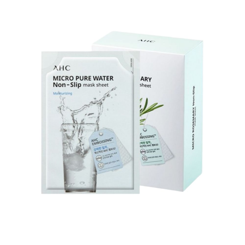 AHC Micro Pure Water Skin Fit Mask Sheet 33ml  10 Sheets 1 Box
