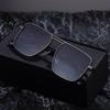 Box Sunglasses Double Beam Retro Men'S Sunglasses Trendy High-End Glasses For Men Driving