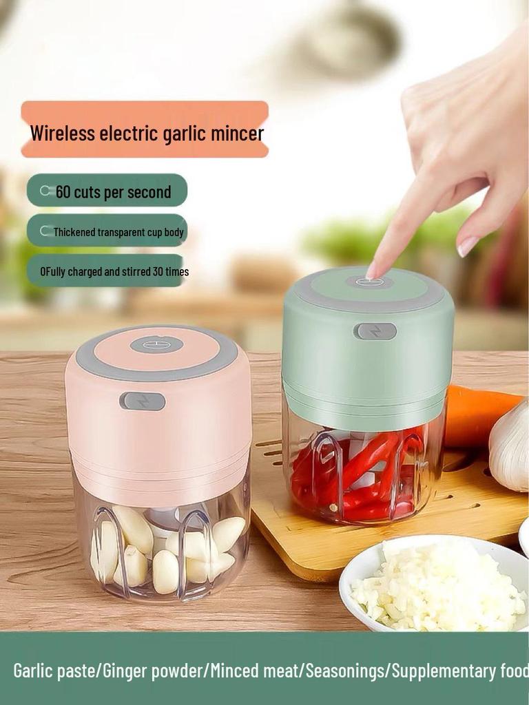 Elektrischer Mini-Knoblauchhacker & Babynahrungszerkleinerer