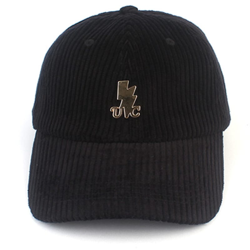 Universal Chemistry Bold Corduroy Black Ballcap Corduroy  Ball Cap