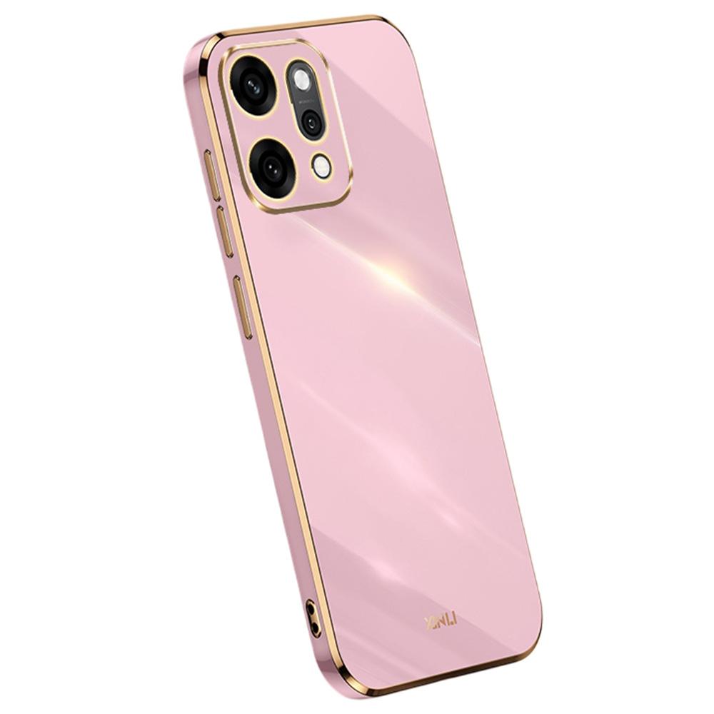 

XINLI For Oppo Reno14 Pro 5G (Global) Case TPU Phone Cover with Electroplating Frame A