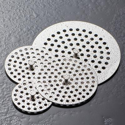 Passoire d'évier en acier inoxydable Forme ronde carrée Couvercle de bonde Filet de drainage de sol durable