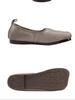 Johnature Women's Shoes Retro Loafers Genuine Leather Solid Color Square Toe Soft Soled Slip-on Shoes