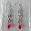 Boucles d'oreilles Étoile Métal Rétro avec Design Découpé Style Gothique Punk Longues Pendantes Boucles d'oreilles Mode pour Femmes