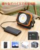 Kitazawa Shoji LED Floodlight with 4-Level Dimming and Color Adjustment, High Brightness, COB Light, LED Work Light, USB Rechargeable, Powerful Magnet