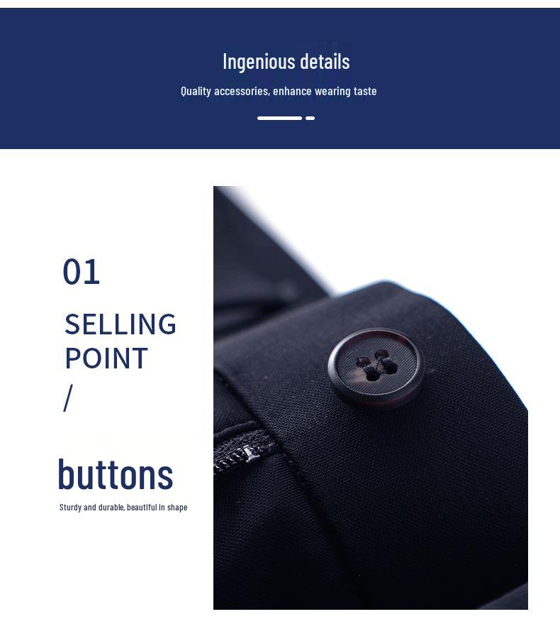 Men's Ice Silk Stretch Business Casual Dress Pants – Middle-Aged, Solid Color, Iron-Free Trousers