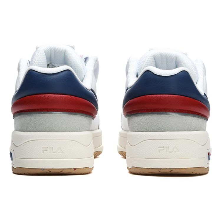 Fila Mix Fabric Synthetic Leather Dance Shoes Low Top Skate Shoes Men Sneaker White F12M244201FWT
