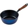 Wahei Freiz Hard Mighty 20cm Deep Frying PanPot for Stir-frying and Stewing, IH Compatible, 5-Layer Super Hard Coating On the Interior, 3-Layer Clean