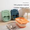1pc Foldable Foot Bath Tub with Built-in Massager - Large Relaxation Pool for Soaking, No Electricity Needed, For Home Bathroom