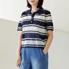 Dedra Eon Punching Collar Knit Knf3034