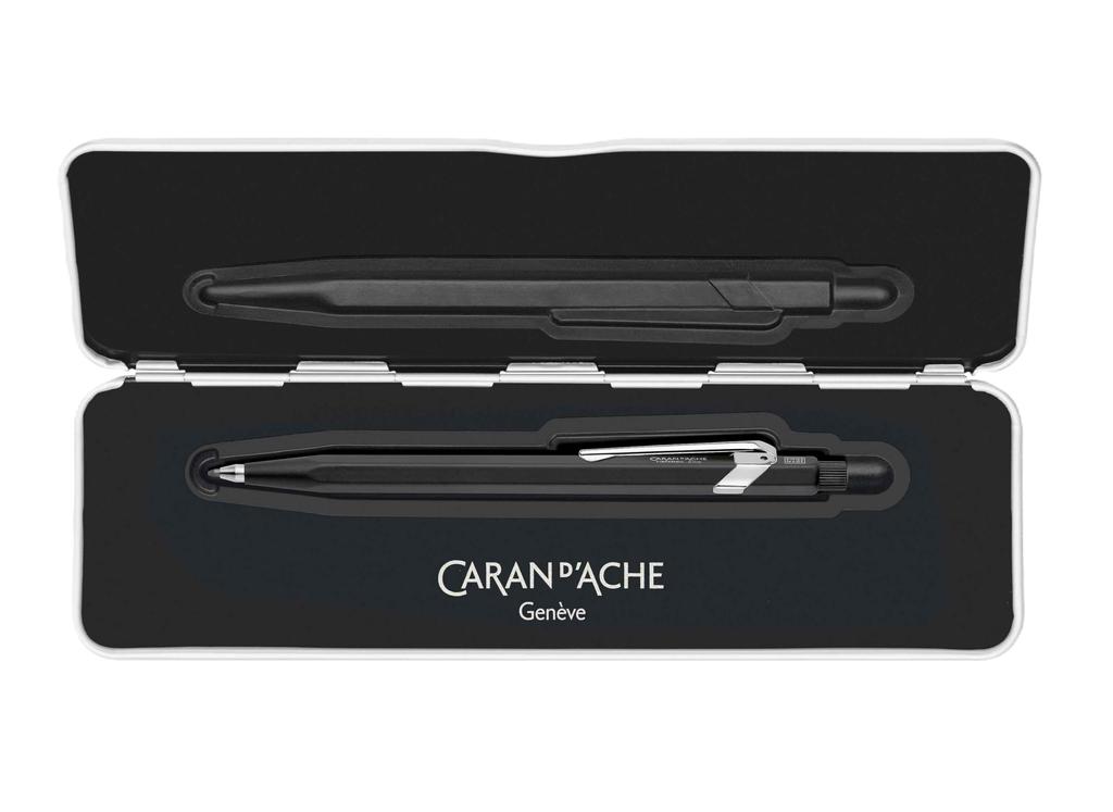 CARAN Fixpenn Svart Metallburk Officiellt Importerad D'ACHE 0003-509 3,0 mm