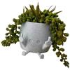 Cute Succulent Plants Pot Creative Human Face Shape Flower Pot Indoor Plant Holder Home Office Decor