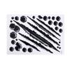Car Styling 3D Fake Hole Sticker Motorcycle Helmet Body Simulation Scratch Hole Decal Funny Emblem Symbol Stickers