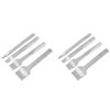 A84E-8X Lacing Stitching Chisel Set DIY Leather Craft Tool 4Mm Diamond Hole Punches For Leather 1/2/4/6