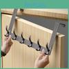 Hat Coat And Nodrill Overthedoor Rack With Hooks For Bedroom Storage
