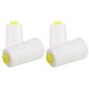 4PCS High Grade Polyester Thrd Sewing NaMachine Accessories Needle Thrd 3000 Yards for Clothes(Black )