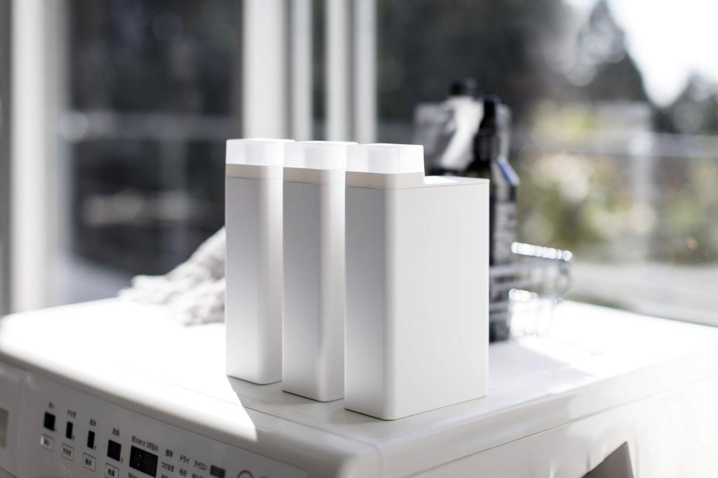 Yamazaki Jitsugyo Refillable Laundry Bottle White Tower 3587 Approx. W5.5XD11XH20cm