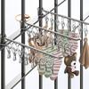 Stainless Steel Clothes Hanger Socks Rack Socks Drying Artifact Multifunctional Guardrail Clip-On Balcony Socks Rack Storage