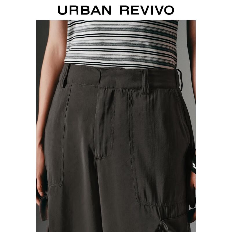 UR 2025 Summer Women's Cargo Wide-Leg Pants