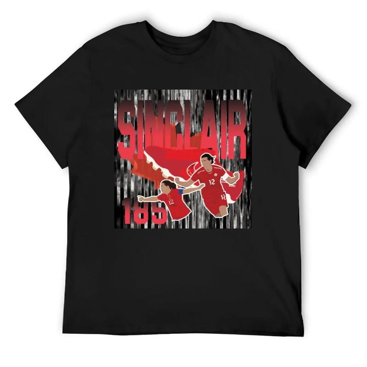 Christine Sinclair Canada Poster T-Shirt custom t shirt luxury designer blacks oversizeds slim fit t shirts for men S
