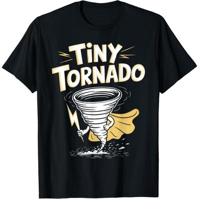 Tiny Tornado Toddler Funny Kids Chaos Crazy T-Shirt