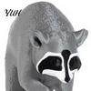 Nature Inspired Decor 3D Printed Racoon Figurine, Cute Raccoon Statue, Funny Desk Buddy, Unique Bookshelf Display Small Animal Collectible Figure for