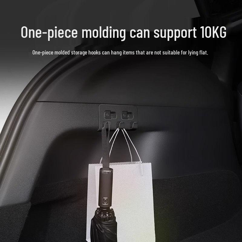 Tesla Model Y Trunk Side Hooks: Premium Interior Upgrade Accessory