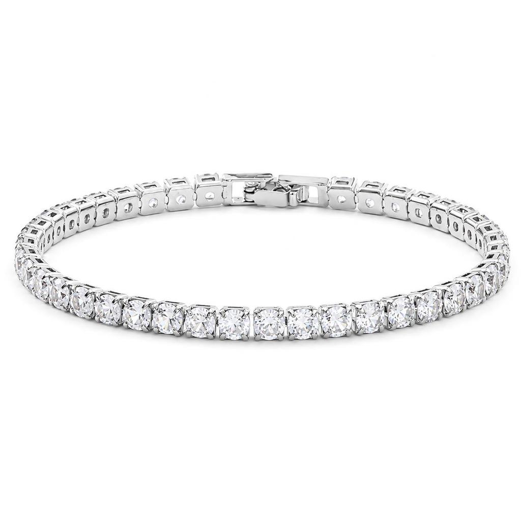 Women's High-End Zircon Crystal Bracelet - Elegant Fashion Accessory