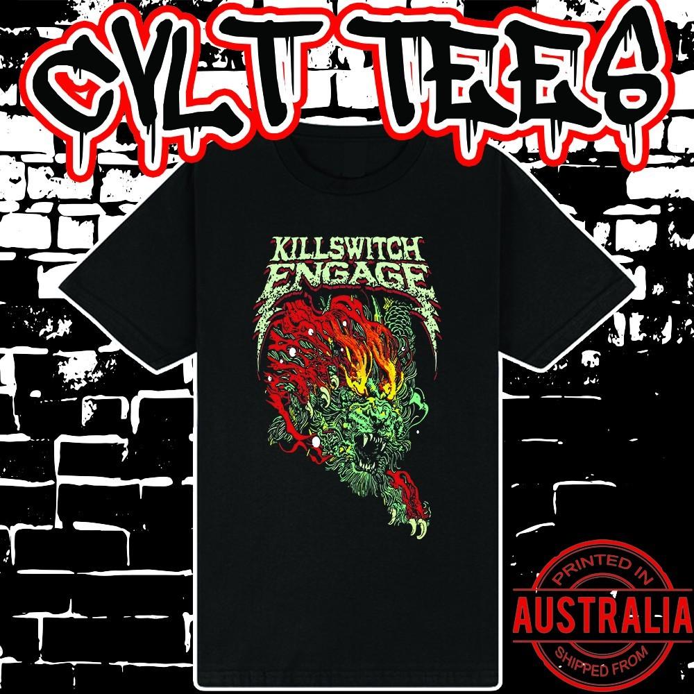 Killswitch Engage Band Shirt ~ Premium Black Gildan Cotton Tee Unisex T-Shirt L