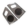 2pc Stainless Postern Door Speaker Audio Ring Cover Trim Fit for Ford  Everest Endeavour 2015 2016 2017 2018