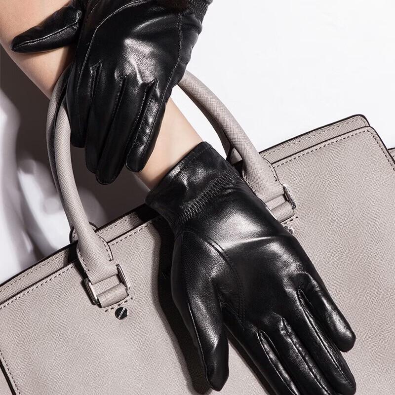 Hengyuanxiang Women's Lambskin Gloves