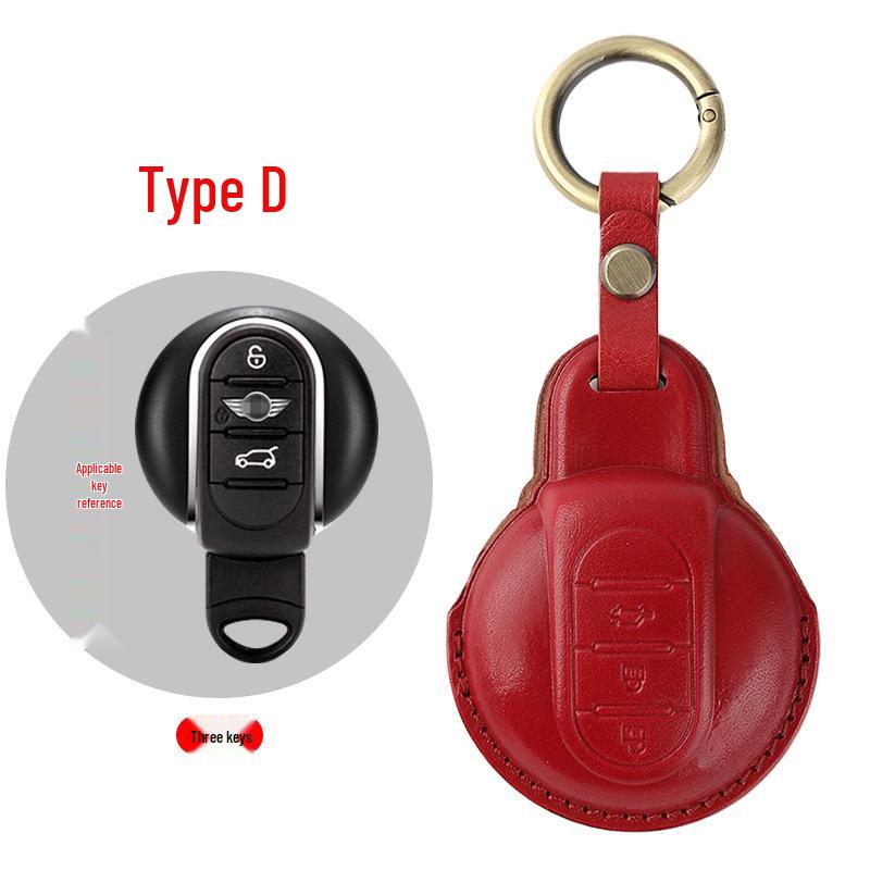 Genuine Leather Key Case for BMW 5 & 7 Series - Blade Key Compatible