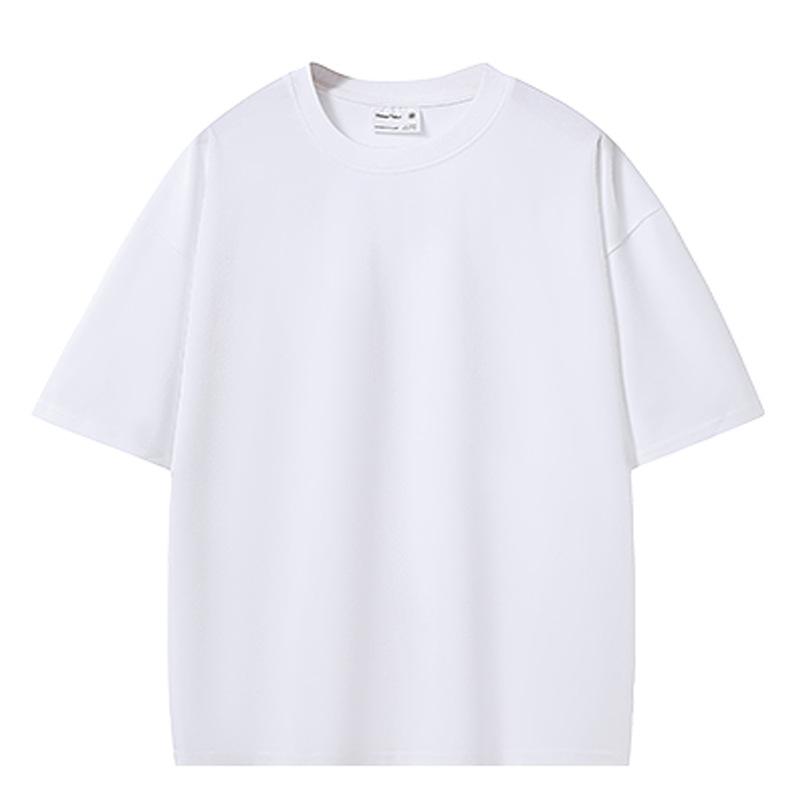 VEZFAA Damenmode Lässig Einfarbig Druck Sommer Frühling Kurzarm O-Ausschnitt Blusen & Hemden