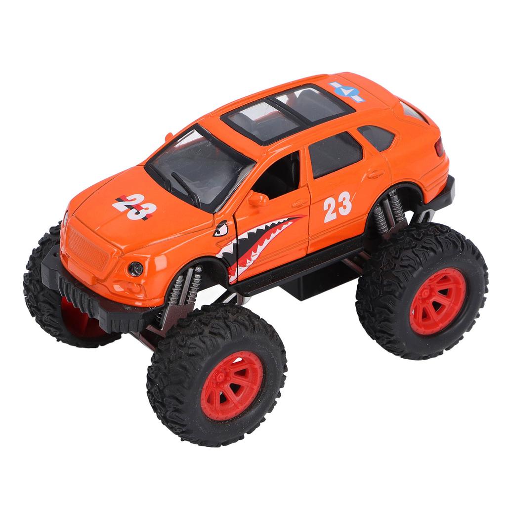Pull Back Off Road Vehicle Toy for Boys Girls with Sound Light Alloy Openable Doors High Simulation Off Road Model Car