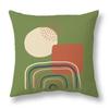 45x45cm Nordic Green Leaf abstract geometric embrace pillowcase Comfortable sofa Office Seat cushion cover Home decor Pillowcase