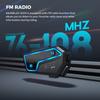 System interkomu do kasku motocyklowego 10 motocyklistów IP67 Wodoodporny bezprzewodowy zestaw słuchawkowy BT Interphone z radiem FM Muzyka do udostępniania