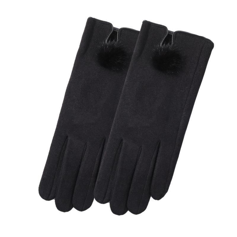New winter warm German velvet gloves women's cold-proof gloves men's outdoor skiing and riding gloves women
