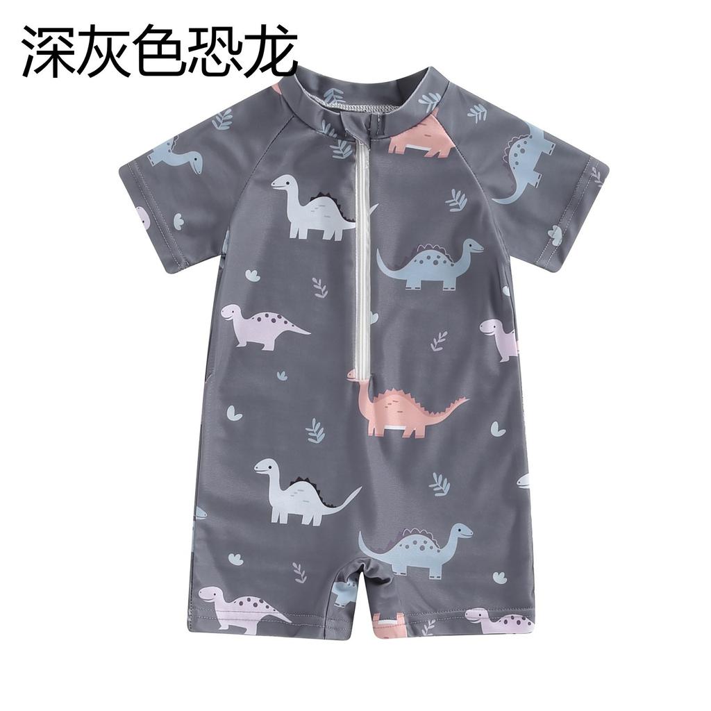 Children's Color-blocked Hollow One-piece Swimsuit