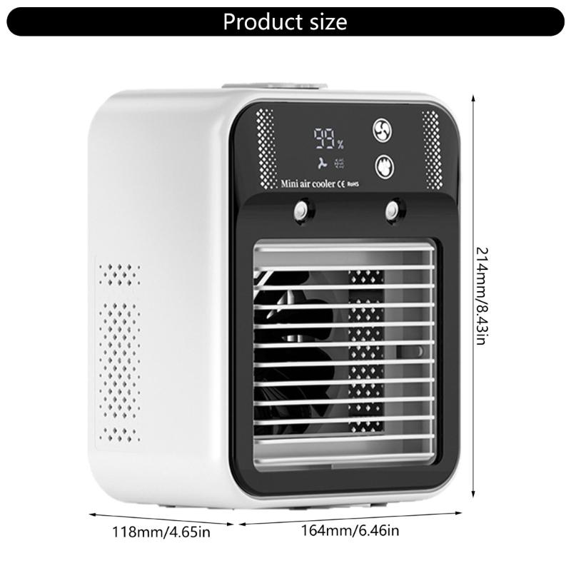 Portable Air Conditioner Air Cooling Fan Conditioning Mini Conditioner With 2 Speed For Outdoor Bedroom Indoor Outdoor