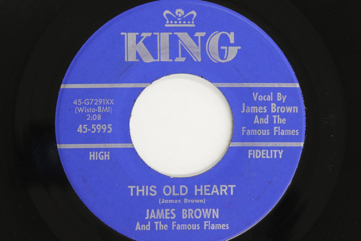 

7inch Record JAMES BROWN & THE FAMOUS FLAMES - This Old Heart / It Was You 455995 King Records 1965 US Soul/Funk Used