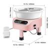 SucceBuy Pottery Wheel 11inch Pottery Forming Machine Direct Drive Ceramic Wheel 450W Electric Wheel for Pottery with Foot Pedal