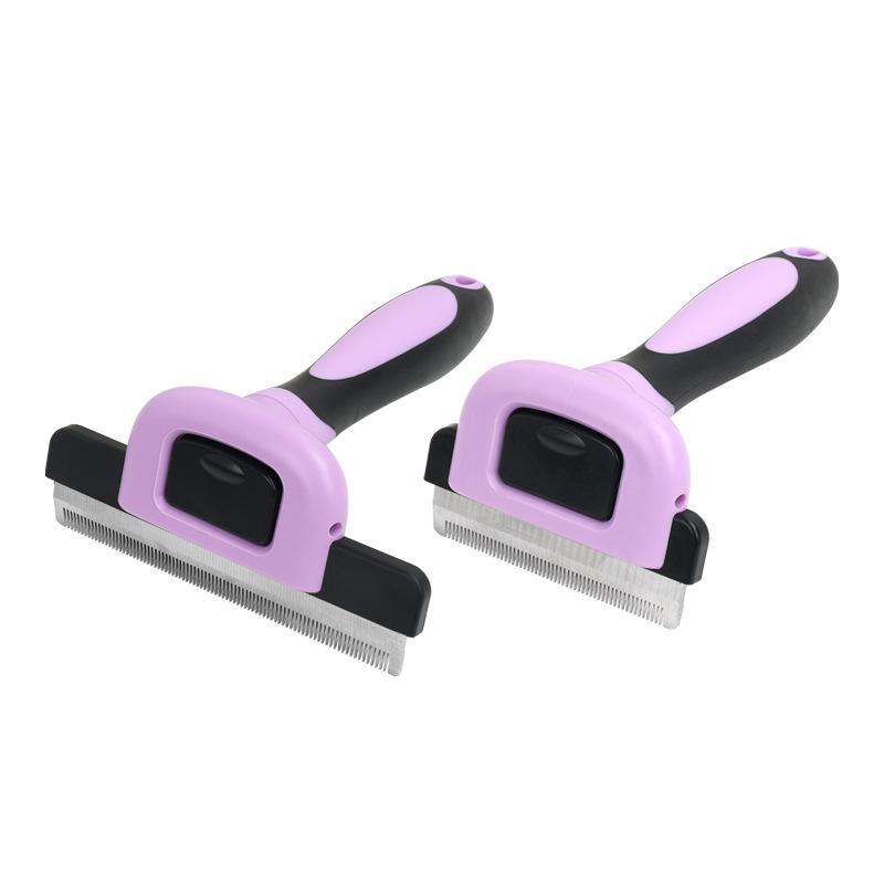 Dog hair knife button hair removal comb