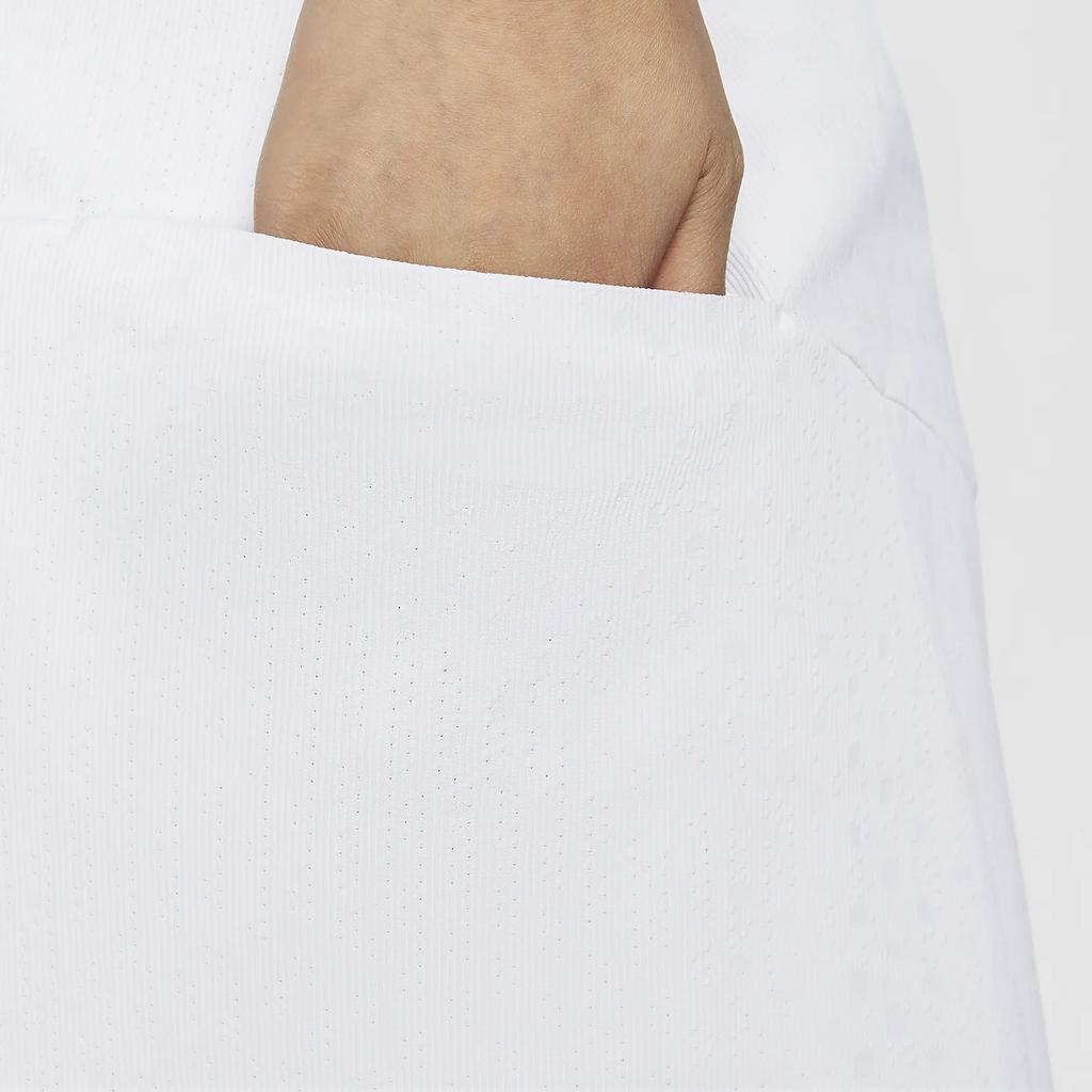 Nike Dri-FIT ADV Classic Breathable Moisture-Wicking Golf Solid Color Skirt Women Skirts White Black FD5599-100