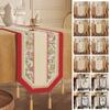 Chinese Traditional Table Runner Cotton And Linen Tea Table Mat Tassel Lace Table Cover Home Decor TV Cabinet Table Runners
